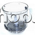 Кана-купа d180xH185mm пластмасова без капак 2-литра от кухненски робот, Braun FP-3202-K700/750,Combimax 700,De Longhi,Kenwood