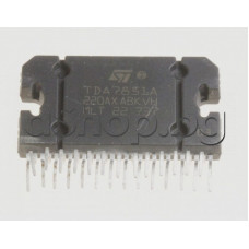 IC,4xNF-E,28V,9A,4x48W(4x28w/14.4V/4om),BTL+HSD+out DC offset det.,27-SQL(Flexiwatt),ST Microelectronics TDA7851A