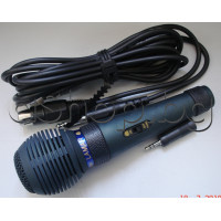 Динамичен микрофон BM-8230E, к-т с 4m микрофонен кабел с накрайници мъжки моножак 6.35mm - женски канон,Lamar