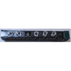 Клавишен блок 12204009-1 с 5 сензорни бутона за управление на аспиратор + LED 7-сегментна индикация,със IR remote управление