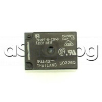 Реле електромагнитно DC12V/400om,10A/240VAC,22x16x16mm,1-КГ(НО)SPST-NO,4-изв.за печ.монтаж,Panasonic NAIS,JS1APF-B-12V-F