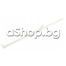Пластмасова лайсна 450x16x19mm на скара от фризерната част на хладилник,Indesit BAN-10 ,BAAN-33VP,BAN12W,Whirlpool