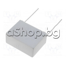 470nF/440VAC,class X1,±20%,+110°C,тип J34FV447MB,полипропленов кондензатор RM=27.5mm,Miflex