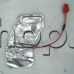 Нагревател (defrost)- плосък с куплунг- 240VAC/7W(8kOm) за хладилник,Samsung RL-39WBSM1/BUL ,RL39WBMS ,RL39WBMS1XEK