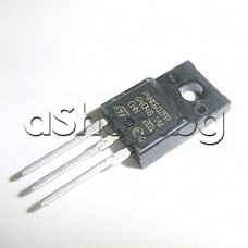 V-MOS-N-FET,600V,4A,25/70W,<2.0om(2.15A),zener protect.SuperMesh,TO-220F,P4NK60ZFP STMicroelectronics