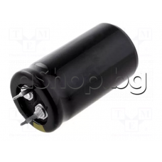 220uF/450V,Кондензатор електролитен радиален,тип-HE105°C(M),d30x40mm,-25...+105°C,snap-in ,Samwha HE2W227M30040HA