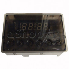 Платка таймер-часовник с 6-бутона EL198/215.111 за готварска печка(фурна за вграждане) 230VAC/16A,Ariston FZ-962C.2IX ,FB56C(IX), FIE76K.AIX