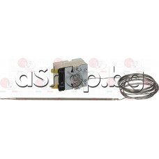 Терморегулатор с осезател d3x160mm, 50-320°C,16A/250VAC ,2x6.35mm изв.,ос d6x24mm за готварска печка,EGO