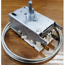Термостат за хладилник-витрина с къс осезател - 0.7м,2 - извода x 6.35mm, K50-L3381 Ranco