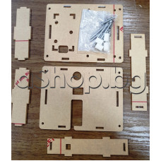 Кутия за сглобяване к-т от пресован картон за тестер LCR-T4 Mega328,ESR-T4 Mega328