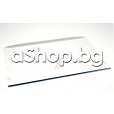 Стъклен горен рафт 3.2мм к-т с лайсни  x mm за хладилник,Liebherr CNef 4005-20B