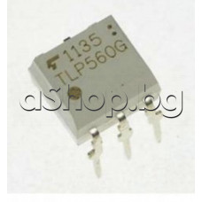 Opto-Triac,2500/35V,CTR-min25%,Ic=2.4/If=10mA,LED/NPN m.B.,6-DIP/5-pin,Toshiba TLP560G