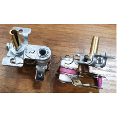 Терморегулатор-биметален 250VAC/10A,T250,TK095,2-изв.x6.35mm, ос d6x13mm,Kale