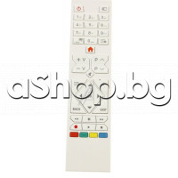 ДУ RC-39105 White-бяло с меню и ТХТ за  LCD телевизор,Finlux,Crown,Telefunken и други