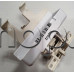 Ключалка-дръжка  комплект с 1 ключ 220VAC, 2-изв.x635mm  за съдомиялна машина,Midea WQP12-9235,9011C,Gorenje WQP8-9249/GS50010W(149975)