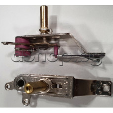 Терморегулатор за ютия 250VAC/10A,T250,КSТ258(KST168),2-изв.уши,ос-d6x20mm,скосена