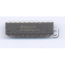 IC,DAC 8Bit MPU Compatible Double-Buffered DAC,0..+70°C,20-DIP,DAC0832LCN Texs Instruments