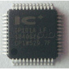IC,Single port 10/100 Mbt TX transceiver,Vcc=3.3V,200mA,44-LQFP ,IP101LF IC+