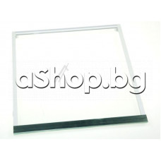Стъкло(средно) с лайсни 328x305mm от фризер на  хладилник,Siemens Bosch KAD-62A71/02