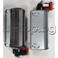 Електро двигател + вентилатор (турбина-лява)220VAC/50Hz,22W,0.35A,1300 rpm за хладилни витрини,60x180mm,Artiko