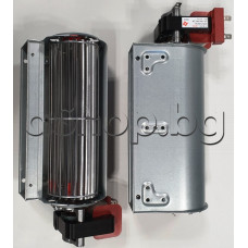 Електро двигател + вентилатор (турбина-лява)220VAC/50Hz,22W,0.35A,1300 rpm за хладилни витрини,60x180mm,Artiko