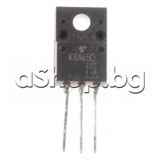 N-Chan.MOS-FET,650V,8A,45W,<0.7om(6.5A),25nS,TO-220F,Toshiba K8A65D