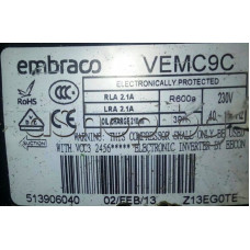 Компресор Embraco VEMC9C ,R600 за хладилник ,Liebherr CNP 3913-21A