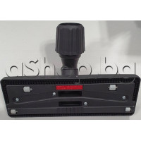 Универсална четка за прахосмукачка с 4 - ролки/колелца  270x90mm,d30-38mm с цангов накрайник,пластмасова с педал ,Italy