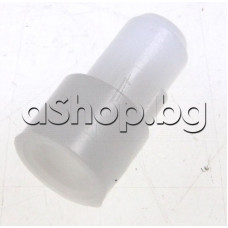Пластмасова втулка от долна панта-d9.5mm  бяла за врата на хладилник,Ariston EDF-245XEP,Iindesit,Whirlpool