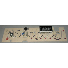 Платка лицев панел с LED-дисплей (Display board) на авт.пералня+сушилня,Beko HTV-8733B0(7165141700)