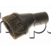 Мини четка (за тръба d32mm) с конски косъм 30мм за прахосмукачка елипса,53x77мм.черна с накрайник универсална