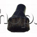 Мини четка (за тръба d35mm) с конски косъм 30мм за прахосмукачка елипса,53x77мм.черна с накрайник универсална