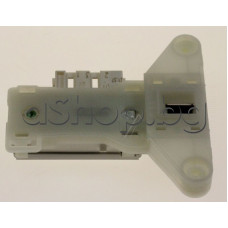 Биметална ключалка ZV-446 M1 Metalflex/Bitron DL-LC , 3-извода x 6.35mm 16A/250VAC за блокировка люка напералня,Samsung SWF-series,Ardo Merloni