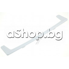 Пластмасова предна лайсна 505x103x8mm  за стъкло(над плодовете) от хладилник ,Indesit BAN-12/13xx (34359550201)