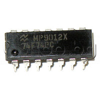 TTL-IC,Dual D-Type Flip-Flop,14-DIP,SN74F74PC ON Semiconductor
