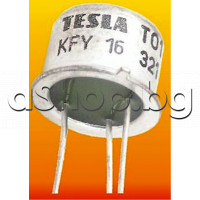 Si-N,NF-driver ,75/50V,0.6A,0.8W,90MHz,B=30..125,TO-39,KFY16 Tesla