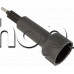 Въртящ куплунг-вал d41x130mm привод-държач черен  HR3915/01 за кухненски робот, Philips  HR-7774/7775/30,HR-7778/00