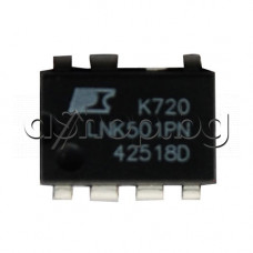 IC,Low cost energy efficiency CV/CC switcher for charger and adapters,90-265VAC,4W,Vout 0-9V,7/8-DIP,PI LNK501PN