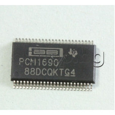 IC,24-Bit,192kHz Sampling 8-Ch.Enhanced Multilevel Delta-Sigma D/A Converter,HTSSOP-48,BB from TI
