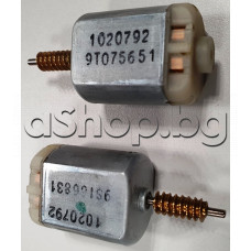 Постояннотоков електромотор с червяк d5.7mm,Typ:1020792,12VDC,0.06A,xxxrpm,d24/18x35.5mm,ос d2x19mm,1020792/9T075651