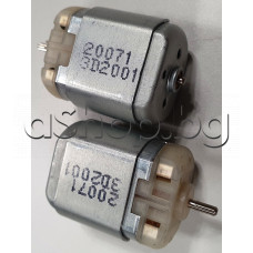 Постояннотоков електромотор Typ:20071,12VDC,xxA,xxxrpm,d25.4/20x34mm,ос d2x6.2mm,Johnson 20071/3D2001