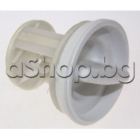 Филтър- капачка за помпа на автоматична пералня(горно пълнене),Whirlpool AWE-2214,Ariston, Indesit