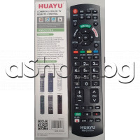 ДУ за LCD/LED телевизор с меню+настройка +ТХТ+DVD+VCR+3D,Netflix,MyApp,SD Card,Panasonic TX-32C300E, Huayu RM-D1170+