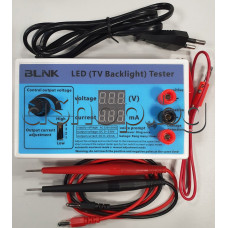 Тестер за всички видове LCD LED-диоди,ленти и панели,Vin:85-265VAC,Vout:0-250VDC,Iout 0-20mA DC,к-т с накрайници,Blink