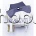 Ключ-бутон захранващ за кафеашина 10(4)A 250VAC,4-изв.x4.68mm,Philips-Saeco  HD-8325/71_78_79,HD8423/19