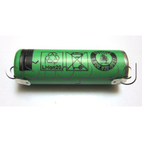 Акумулаторна батерия 3.7V/650mAh,2.41Wh Lithium-ion (Li-ion) d14.1x43mm за мулти тример,Philips MG-7720