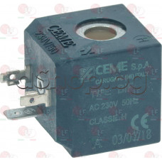 Бобина за елмагн.клапан 230VAC/50Hz,BIF-R ,33x35x35.5mm от малки дом.уреди- кафемашини/парогенератори и др.,CEME type:BIF,HM2 7W