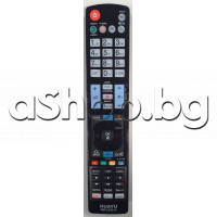 ДУ за смарт LCD/LED телевизор с меню+настройка 3D,Netflix,Amazon,My apps+ТХТ+DVD for LG World most TV remote control