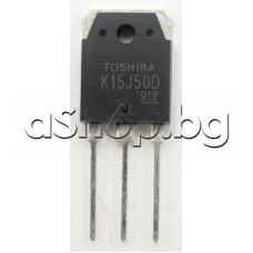 MOS-N-FET-e,500V,15A,210W,<0.33om(7.A),TO-247,K15J50D Toshiba