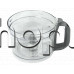 Пластмасова кана с дръжка 1.2 литра-широка за  кухненски робот,Kenwood KHH-300WH,FPP-215/225/235